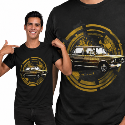 KOSZULKA AUTA PRL FIAT 125P